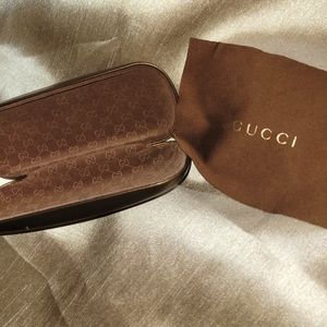 AUTHENTIC GUCCI GLASSES CASE